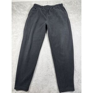 Vintage Columbia Women's Fleece Sweatpants with Pockets Black Size XL